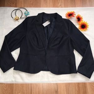 NWT Lane Bryant Chambray Blazer Jacket